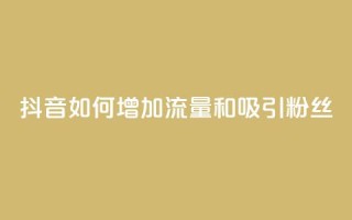 抖音如何增加流量和吸引粉丝,王者荣耀卡盟24小时自动发卡平台 - 抖音播放量充值网站 - qq免费领10空间赞
