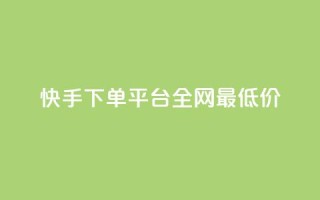 快手下单平台全网最低价,抖音涨一个粉丝几块钱 - 点卡卡盟平台 - 24小时自助免费下单平台qq会员