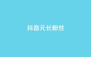 抖音1元长1000粉丝 - 抖音以1元获1000粉丝的秘密揭秘~