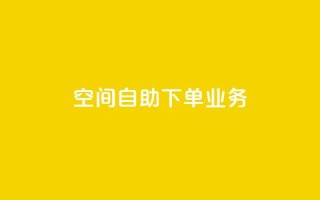 空间自助下单业务,dy双击 - b站播放量自助平台 - 在线下单自助