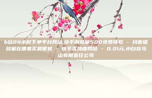 b站24小时下单平台网站,快手浏览量500免费领取 - 抖音播放量在哪里买最便宜 快手买热度网站 0.01元,小白龙马山有限责任公司  第1张