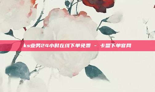 ks业务24小时在线下单免费 - 卡盟下单官网  第1张