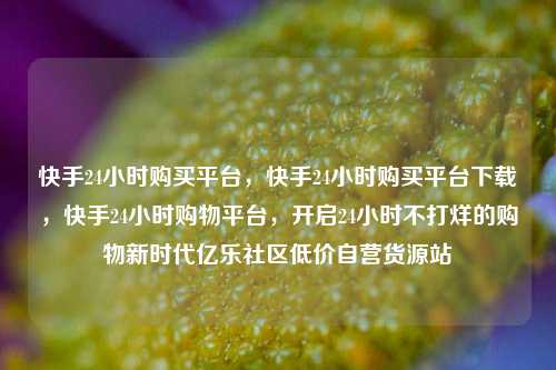 快手24小时购买平台，快手24小时购买平台下载	，快手24小时购物平台，开启24小时不打烊的购物新时代亿乐社区低价自营货源站  第1张